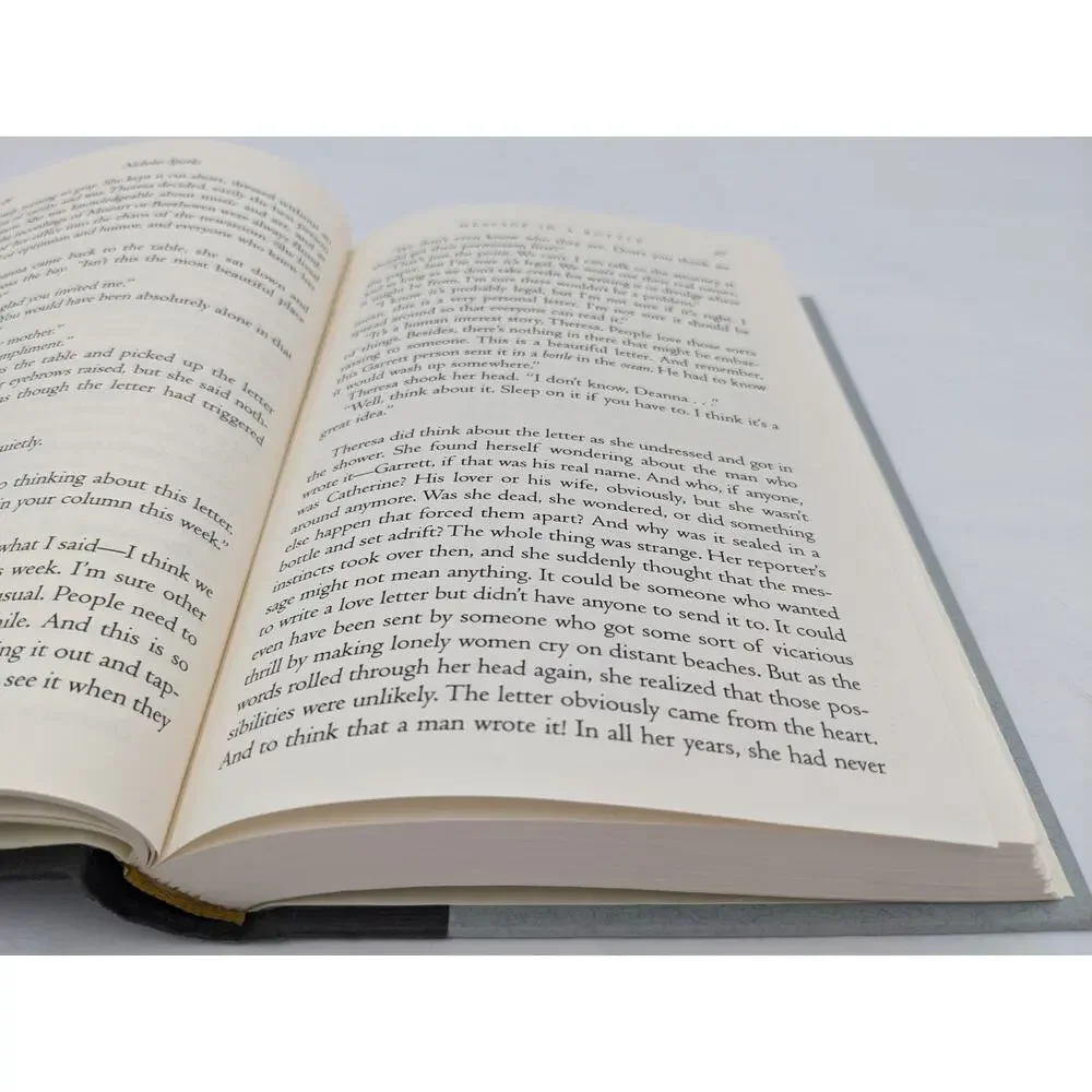 Message In A Bottle By Nicholas Sparks Romance Novel First Printing Vintage 1998